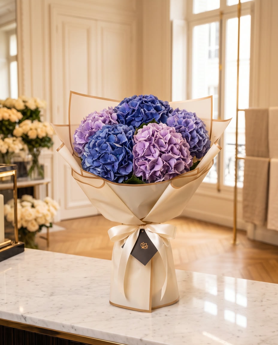 Blue Hydrangea: Пять голубых гортензий